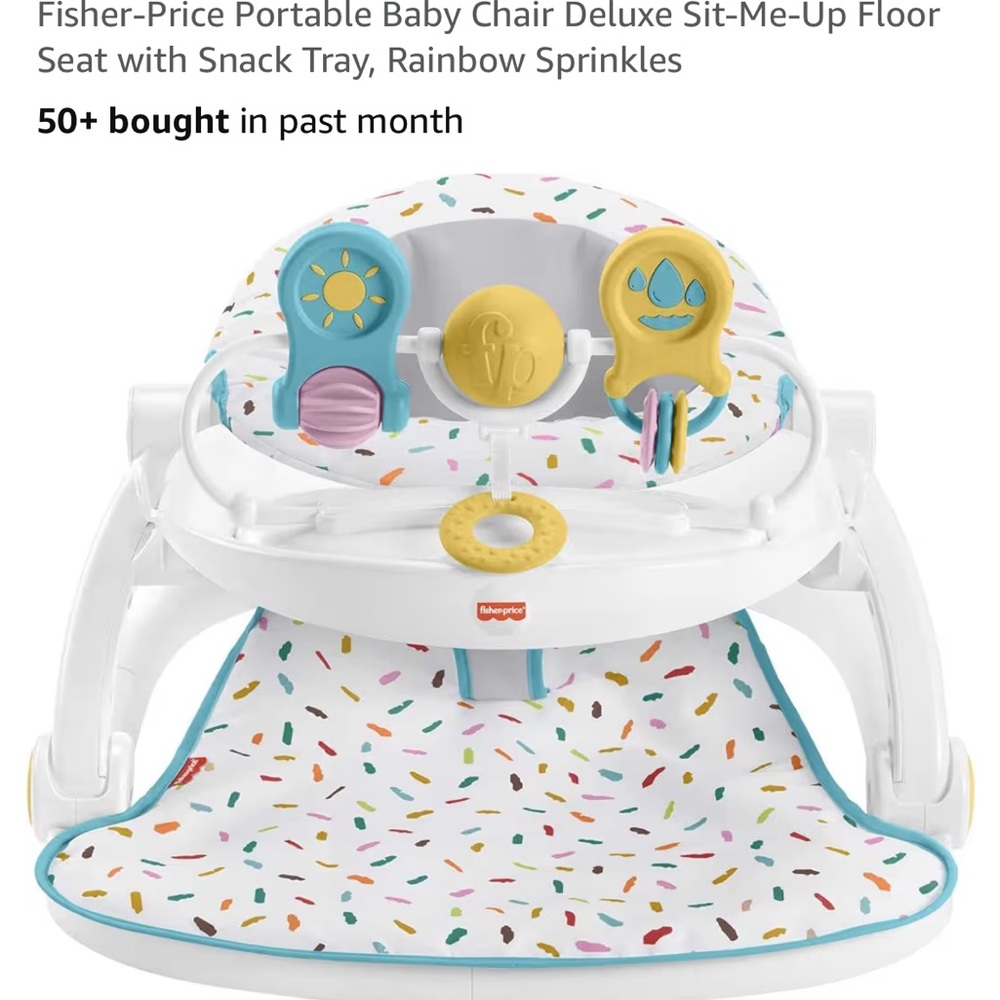 Fisher-Price Rainbow Sprinkles Baby Chair